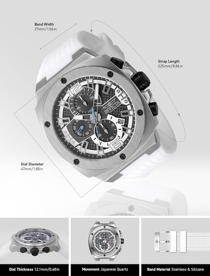 HOTInvicta Racing Men 47mm dial VD57 Quartz