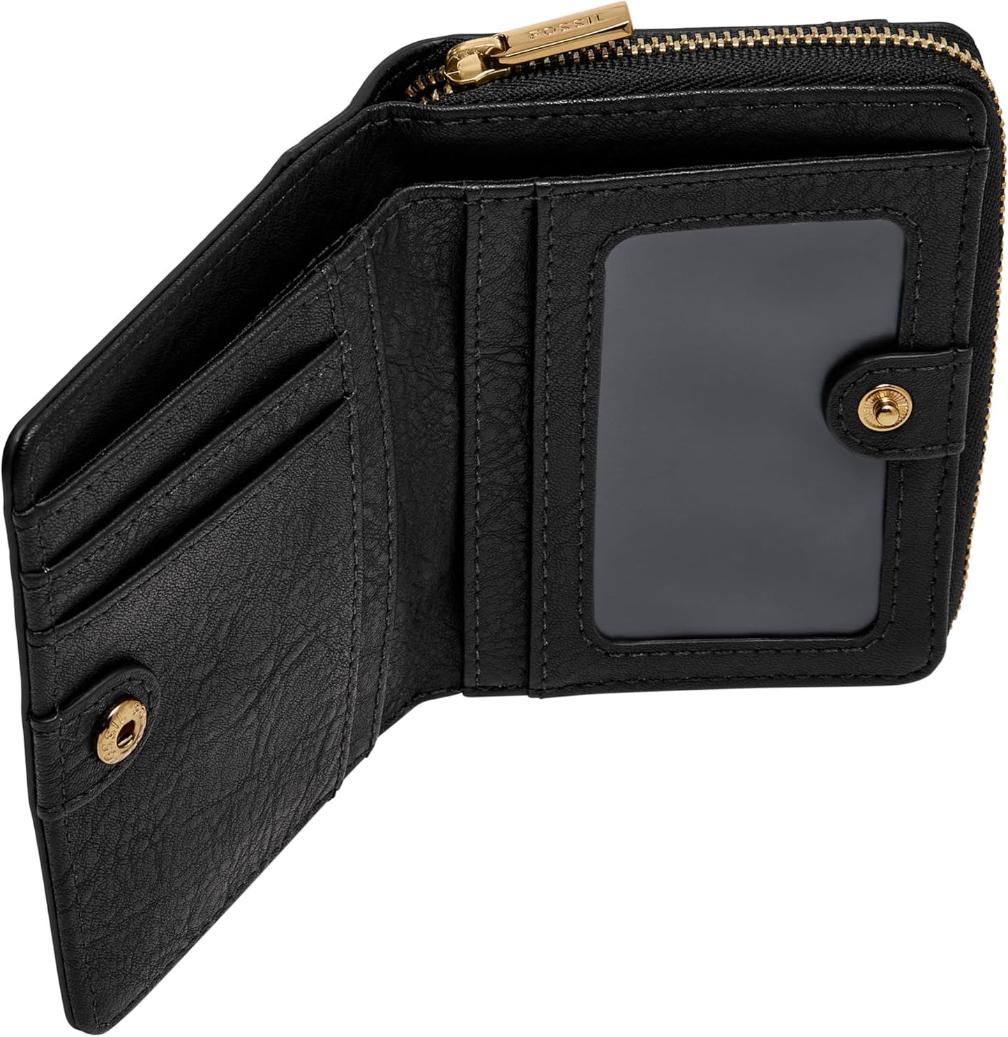 HOTFossil Women's Logan RFID-Blocking Leather Mini Multifunction Bifold Wallet