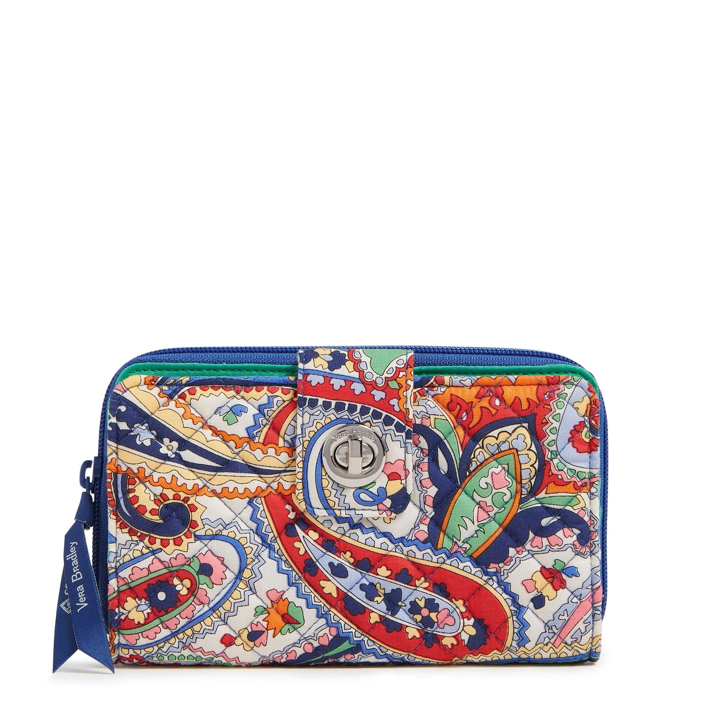 HOTCotton Turnlock Wallet With Rfid Protection