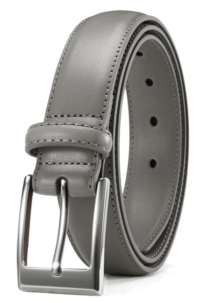HOTCHAOREN Mens Belts Leather Gift for Men - Ideal Match for Mens Dress Shoes