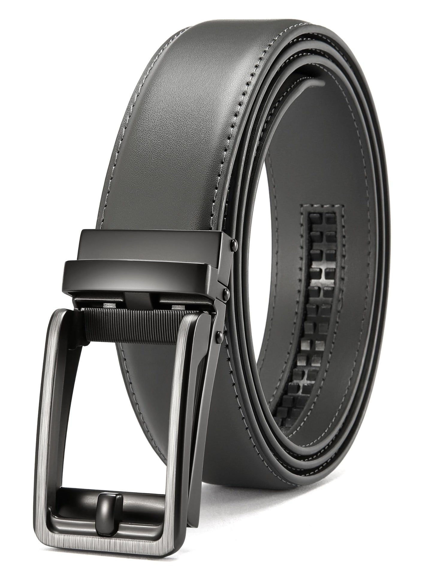 HOTCHAOREN Click Belts for Men - Mens Ratchet Belt 1 3/8" for Dress Pants - Perfect Companion to Men's Oxfords