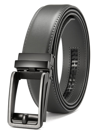 HOTCHAOREN Click Belts for Men - Mens Ratchet Belt 1 3/8" for Dress Pants - Perfect Companion to Men's Oxfords