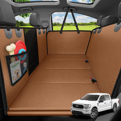 HOTURPOWER Dog Car Seat Cover for Pets 100% Waterproof Seat Cover Hammock 600D Heavy Duty Scratch Proof Nonslip Durable Soft Back Seat Covers for Cars and SUVs