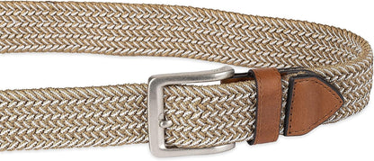 HOTTommy Bahama Men's Two Tone Stretch Web Belt