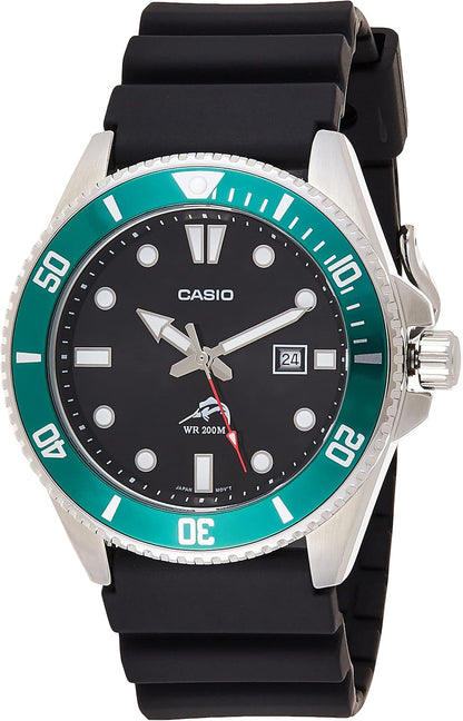 HOTCasio MDV106 Series | Unisex Analog Watch | 200M WR | Stainless Steel Case | Resin Band | 2 Hand Analog (HR, Min, SEC) | Date Display | Screw Down Crown/Screw Down Caseback | 3 Year Battery