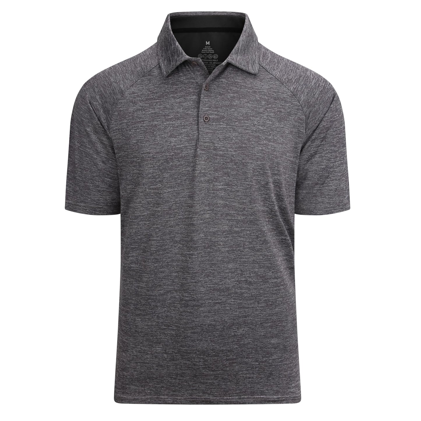 HOTAlex Vando Mens Golf Shirt Moisture Wicking Quick-Dry Short Sleeve Polo | UPF40,Soft & stretch,Sweat resistant,Multi-scene sports & office apparel