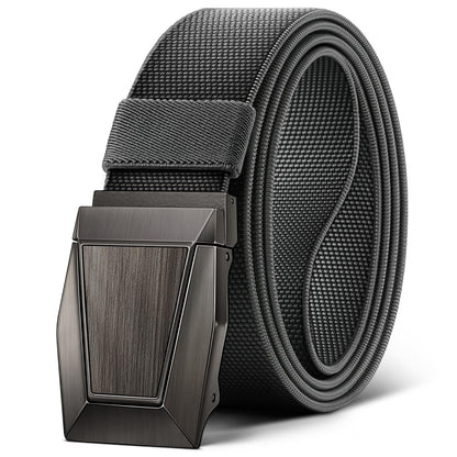 HOTBULLIANT Stretch Tactical Web Belt For Men-Trimmable 1.5"-Adjustable Fit | Smooth Sliding | Adjustable for Precise Fit | Tailored Size | Rugged Nylon for Heavy Duty, Hiking, Hunting