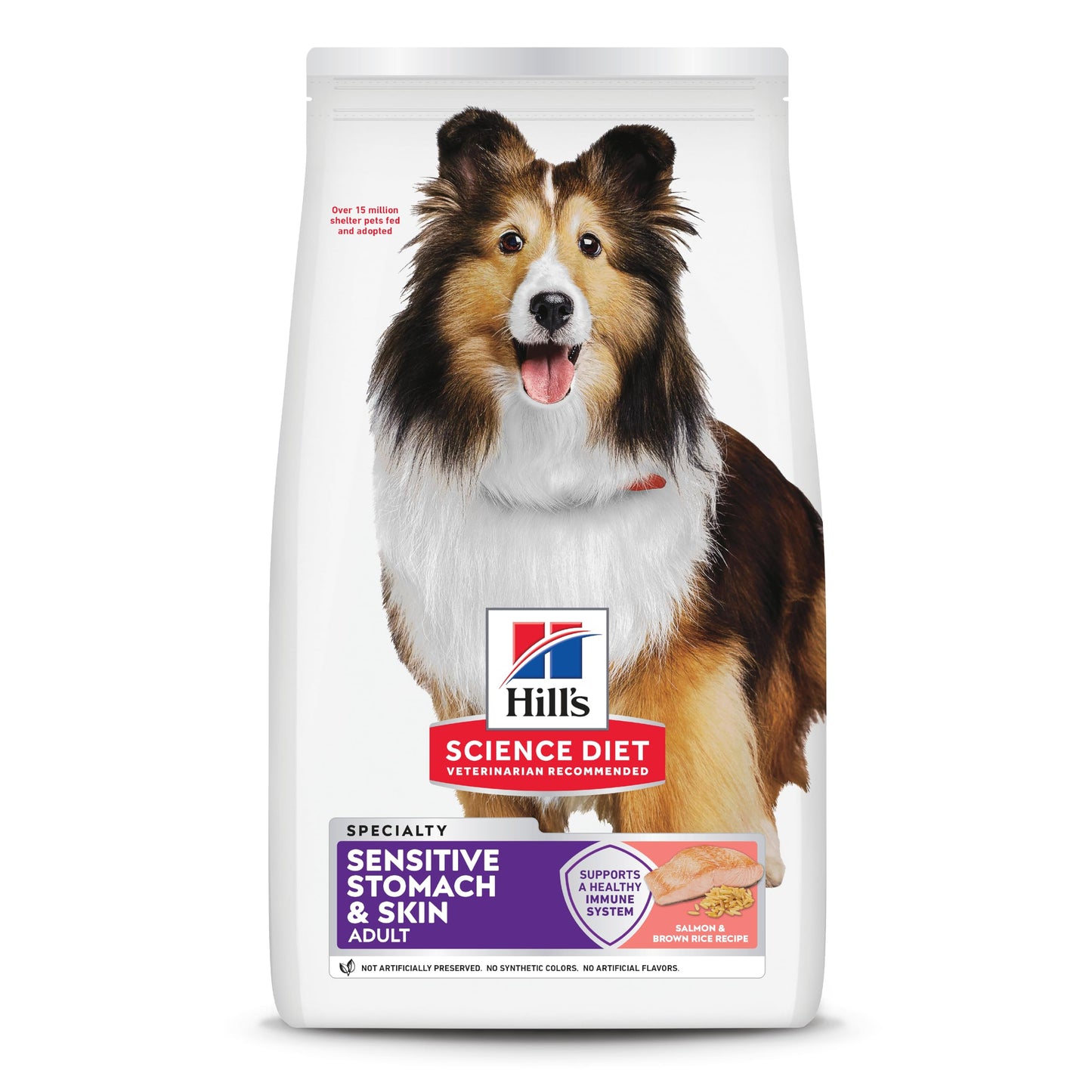 HOTHill's Science Diet Sensitive Stomach & Skin Dry Dog Food | #1 Veterinarian Recommended, Adult Formula, Chicken Recipe, 30 lb. Bag