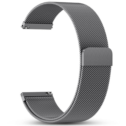 HOTGEAK 18mm 20mm 22mm Metal Watch Band Compatible with Garmin Vivoactive 5 Watch Bands, Vivoactive 6/3/Venu 3S/2S, Quick Release Stainless Steel Milanese Loop Mesh Strap for Venu 3/Venu 2 Men Women