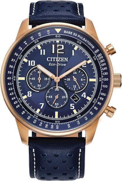 HOTCitizen Men's Eco-Drive Sport Casual Chronograph Watch