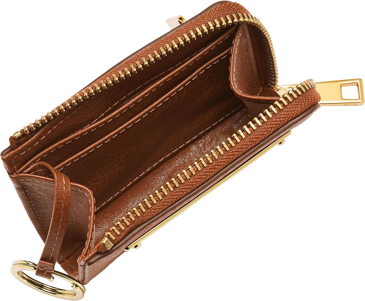 HOTFossil Women's Liza L-Zip Wallet, Scarlet