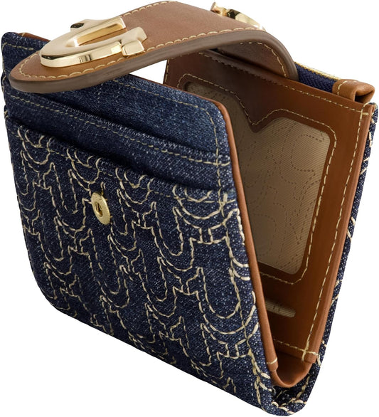 HOTTrue Religion Women's Mini Wallet, Dark Denim, One Size