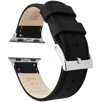 HOTBARTON WATCH BANDS - Top Grain Leather Watch Bands Compatible with Apple Watch Models - 1, 2, 3, 4, 5, 6, 7, 8, 9, 10, SE, Ultra & Ultra 2