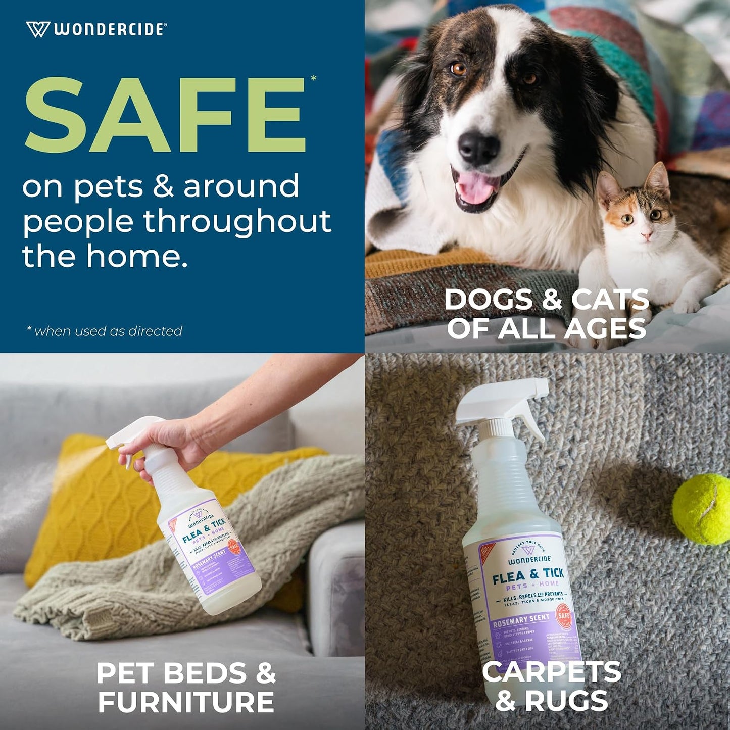 HOTWondercide Rose Flea & Tick Spray for Pets Plus Home with Natural Essential Oils 16 fl. oz.