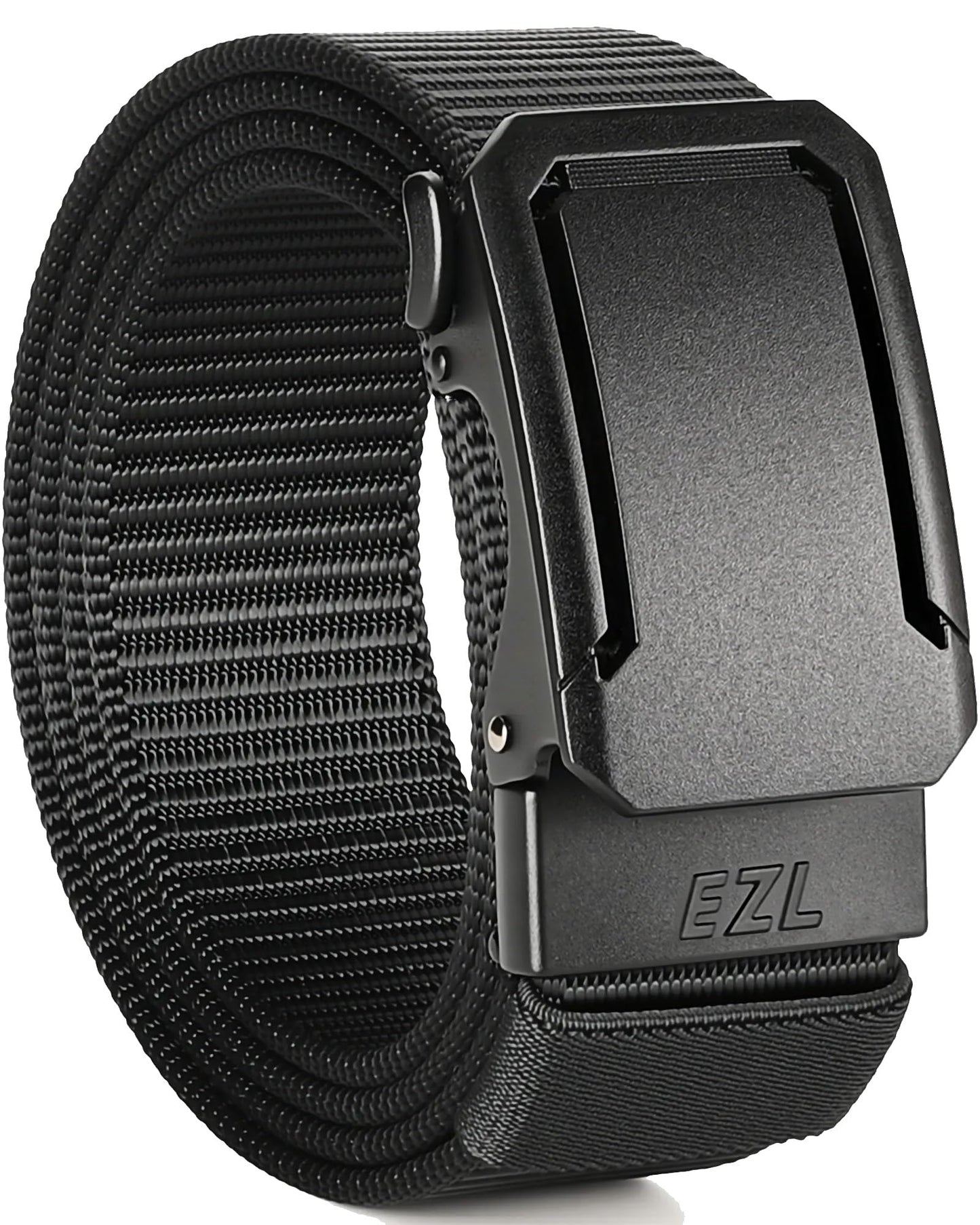 HOTEZL Men's Tactical Belt, 1.5" Nylon Ratchet Belt for Work Duty EDC | Trim to fit with ratchet micro-adjustment; heavy-duty 1.5" wide, 4mm thick nylon strap built for military & everyday wear.