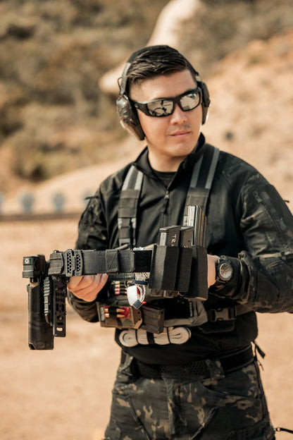 HOTKORE 1.75" MOLLE Battle Belt | Tactical Duty & Range Belt System | Micro-Adjustable Reinforced Outer + Inner Liner, B1 Buckle, Fits 24"–48" Waist | Ideal for Law Enforcement, Military & Training