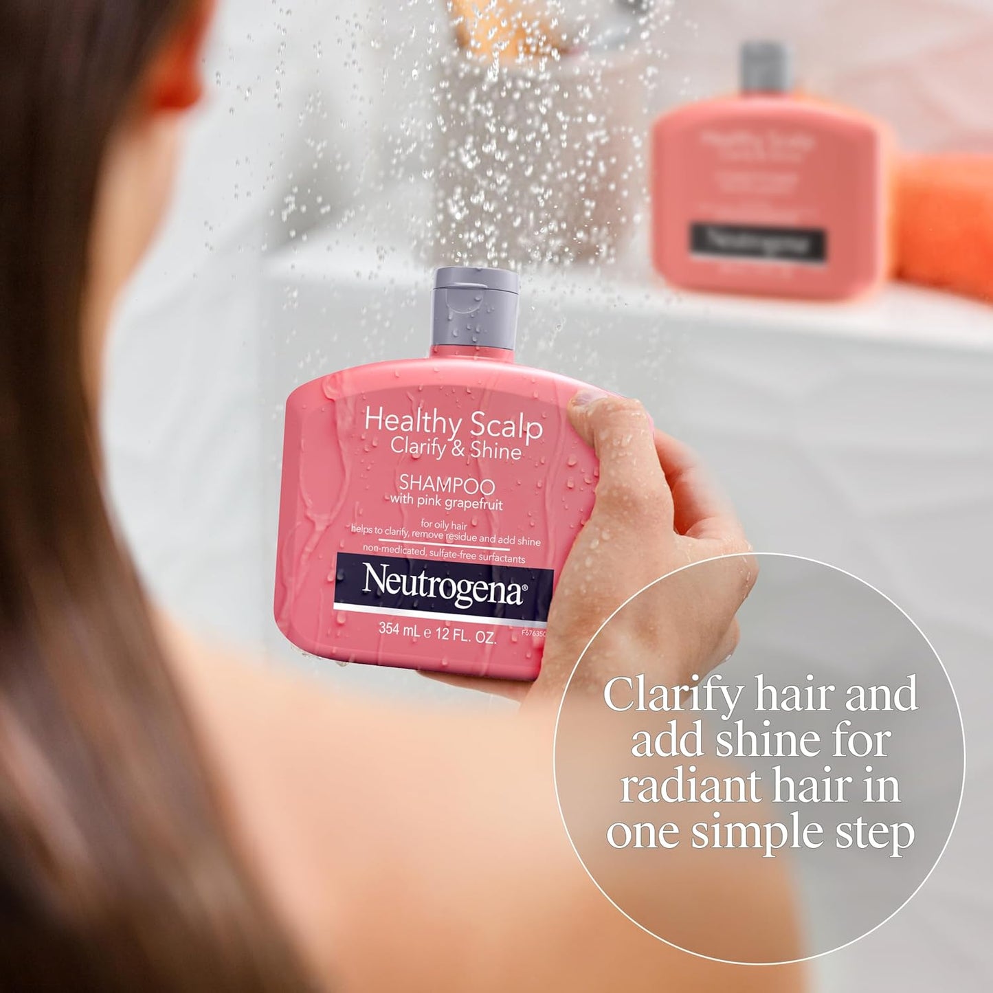 HOTNeutrogena Healthy Scalp Pink Grapefruit Shampoo for Oily Hair & Scalp, 12 fl oz