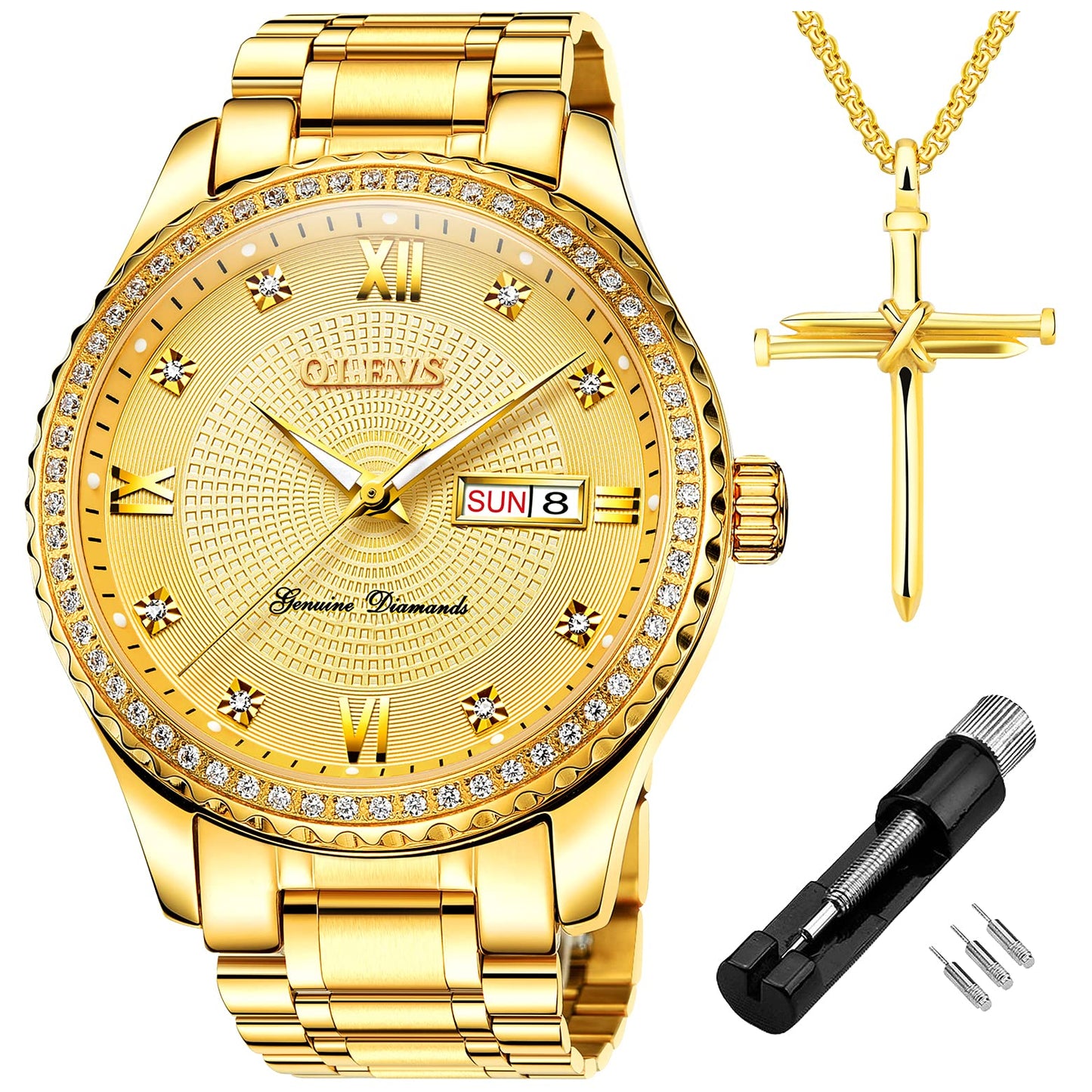 HOTOLEVS Men Leather Watches Black Ultra Thin 6.5mm Minimalist Dress Fashion Simple Casual Waterproof Date Watch for Men