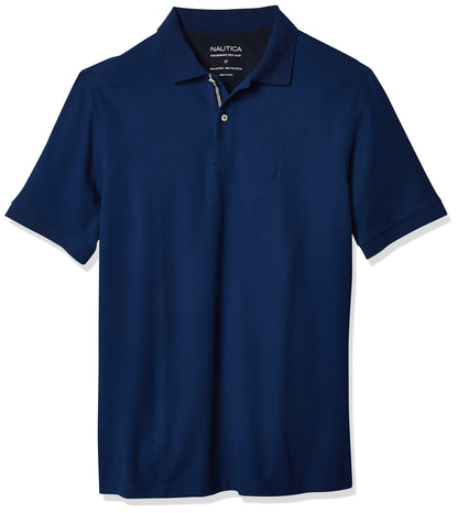 HOTNautica Men's Big and Tall Classic Fit Short Sleeve Solid Performance Deck Polo Shirt | Designed Exclusively for Big & Tall Men