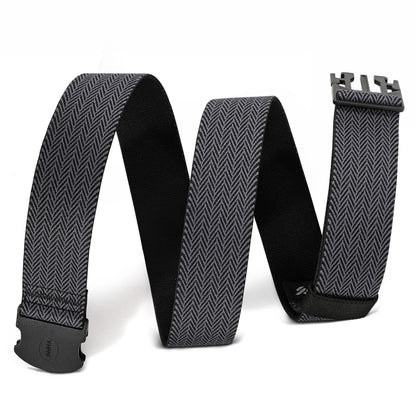 HOTWHIPPY Mens Elastic Stretch Belt Unisex Adventure Web Belt for Women Men with Non-Metal Buckle Adjustable Belts
