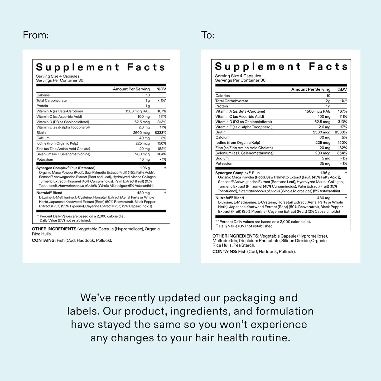 HOTNutrafol Women's Balance Hair Growth Supplements, Ages 45 and Up, Clinically Proven for Visibly Thicker Hair and Scalp Coverage in 3-6 Months, Dermatologist Recommended - 1 Month Supply Refill Pouch