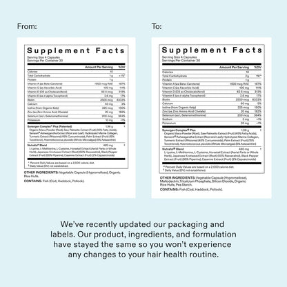 HOTNutrafol Women's Balance Hair Growth Supplements, Ages 45 and Up, Clinically Proven for Visibly Thicker Hair and Scalp Coverage in 3-6 Months, Dermatologist Recommended - 1 Month Supply Refill Pouch