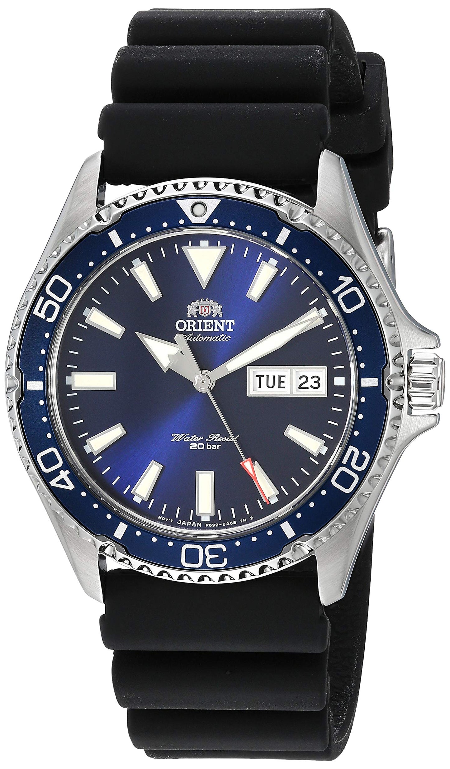 HOTOrient Men's Kamasu Stainless Steel Automatic Diving Watch with Sapphire Crystal