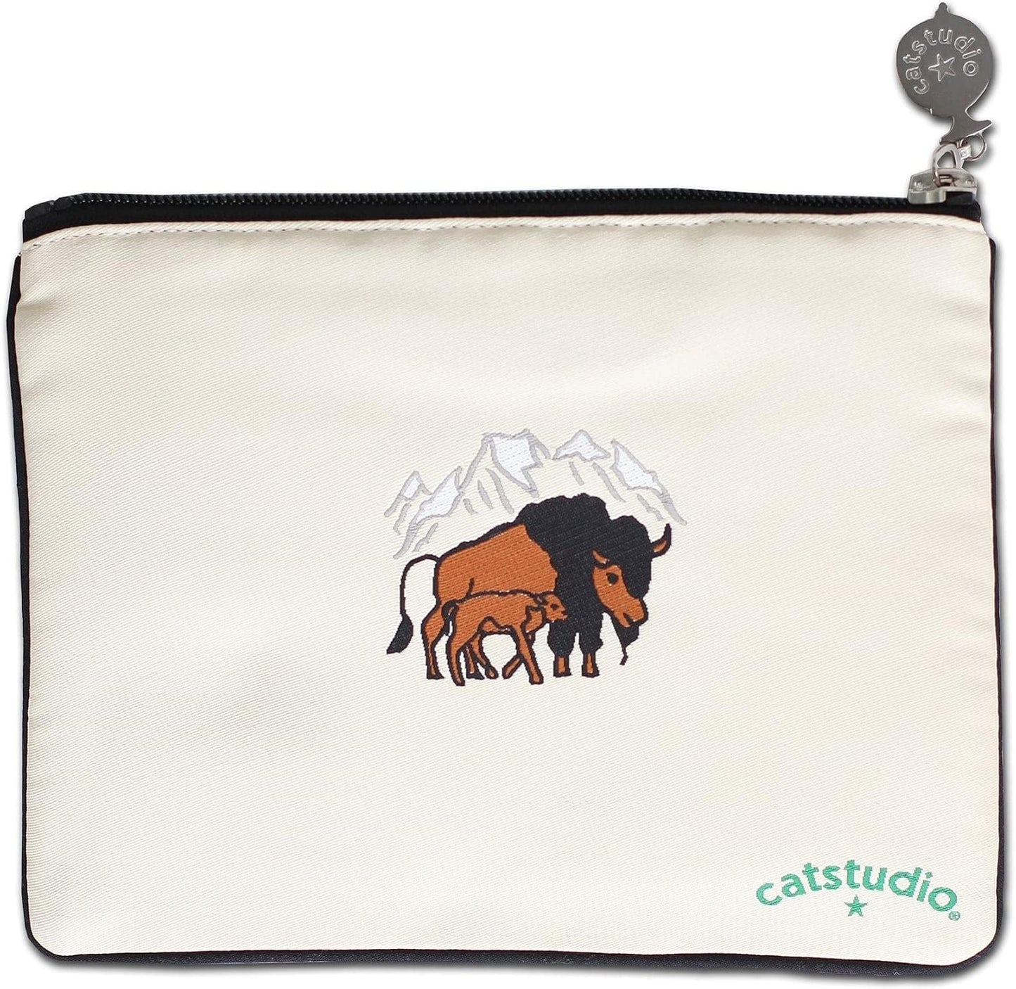HOTCatstudio Yellowstone Zipper Pouch Purse, Travel Cosmetic Bag, Makeup Bag | Zipper Bag - Holds Phone, Makeup, Wallet, Glasses, & Essentials - Travel Souvenir Gift