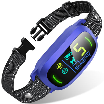 HOTFAFAFROG Dog Bark Collar, Rechargeable Smart Collar, Anti Barking Training Collar with 5 Adjustable Sensitivity Beep Vibration, Bark Collar for Large Medium Small Dogs (Black)