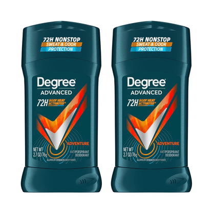 HOTDegree Men Antiperspirant Deodorant Adventure Antiperspirant For Men With MotionSense Technology 2.7 oz, Pack of 4