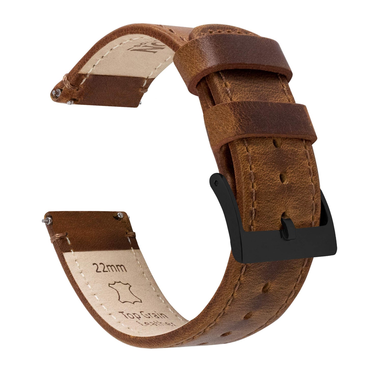 HOTBARTON WATCH BANDS - Top Grain Leather Watch Bands Compatible with Apple Watch Models - 1, 2, 3, 4, 5, 6, 7, 8, 9, 10, SE, Ultra & Ultra 2