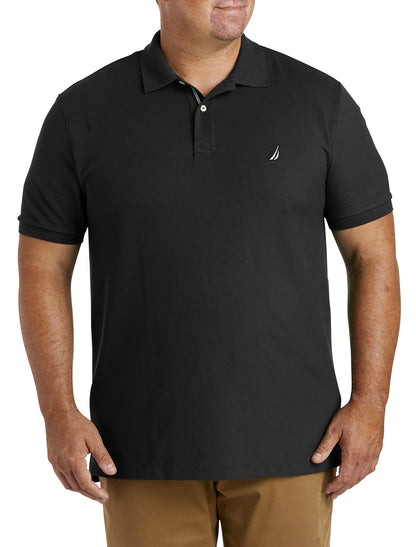 HOTNautica Men's Big and Tall Classic Fit Short Sleeve Solid Performance Deck Polo Shirt | Designed Exclusively for Big & Tall Men