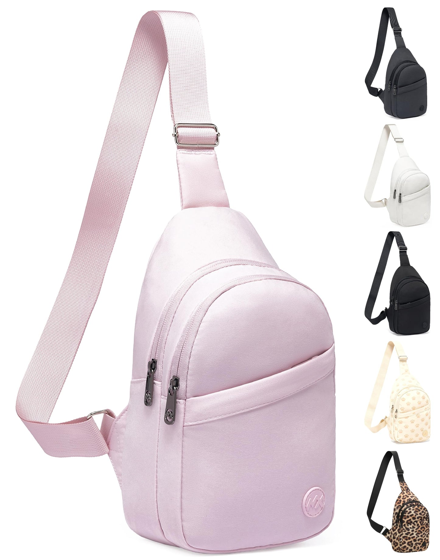 HOTMAXTOP Crossbody Bags for Women Men Lightweight Sling Bag Fanny Packs for Travel Casual Outdoors Gifts for Family Black