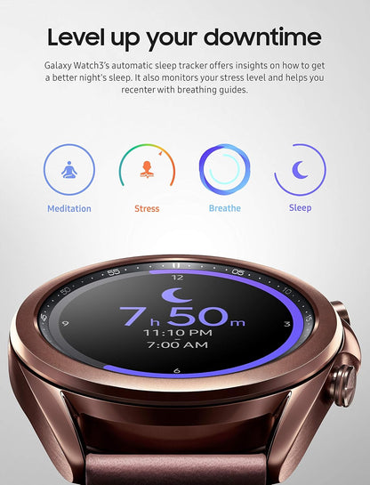 HOTSamsung Galaxy Watch 3 (41mm, GPS, Bluetooth) Smart Watch Mystic Bronze (US Version, ) (Renewed)