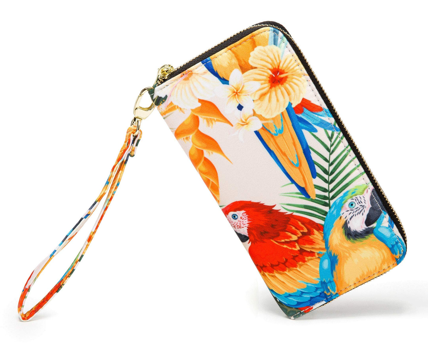 HOTWomen Wallet Card RFID For Womens Holder Blocking Credit Small Zipper Purse Pocket Bifold Slim Coin ID Ladies Wristlet Clutch Large Capacity Window Case Travel Zip Women's