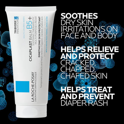 HOTLa Roche-Posay Cicaplast Balm B5 Skin Barrier Repair Cream with Centella Asiatica, Shea Butter & Panthenol | Multi-Purpose Healing Ointment for Dry, Irritated Skin | Face, Body & Hand Balm, Baby Safe