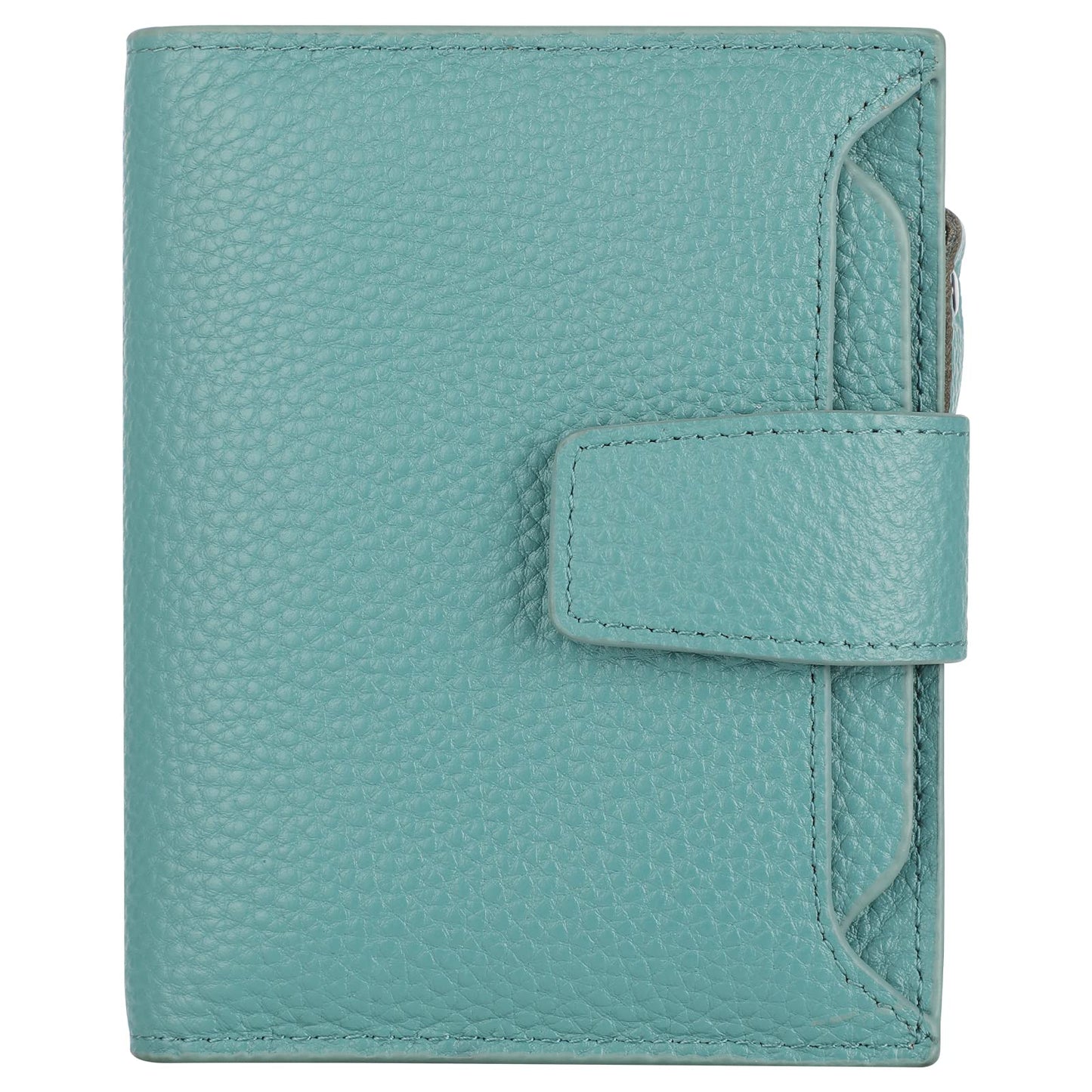 HOTLavemi Small Compact Women Wallet RFID Blocking Genuine Leather Bifold Purse with ID Windows