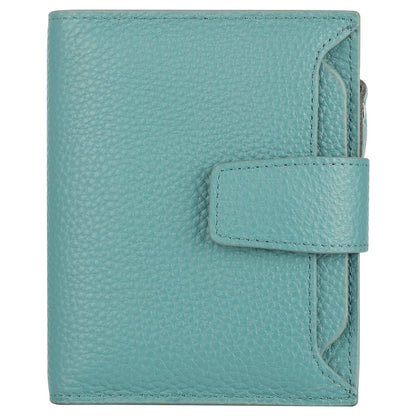 HOTLavemi Small Compact Women Wallet RFID Blocking Genuine Leather Bifold Purse with ID Windows