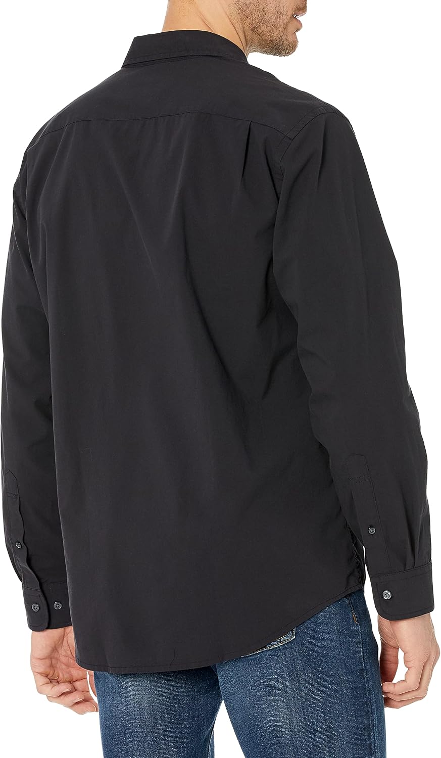 HOTAmazon Essentials Men's Regular-Fit Long-Sleeve Casual Poplin Shirt, Button Front, Business Casual, Collared
