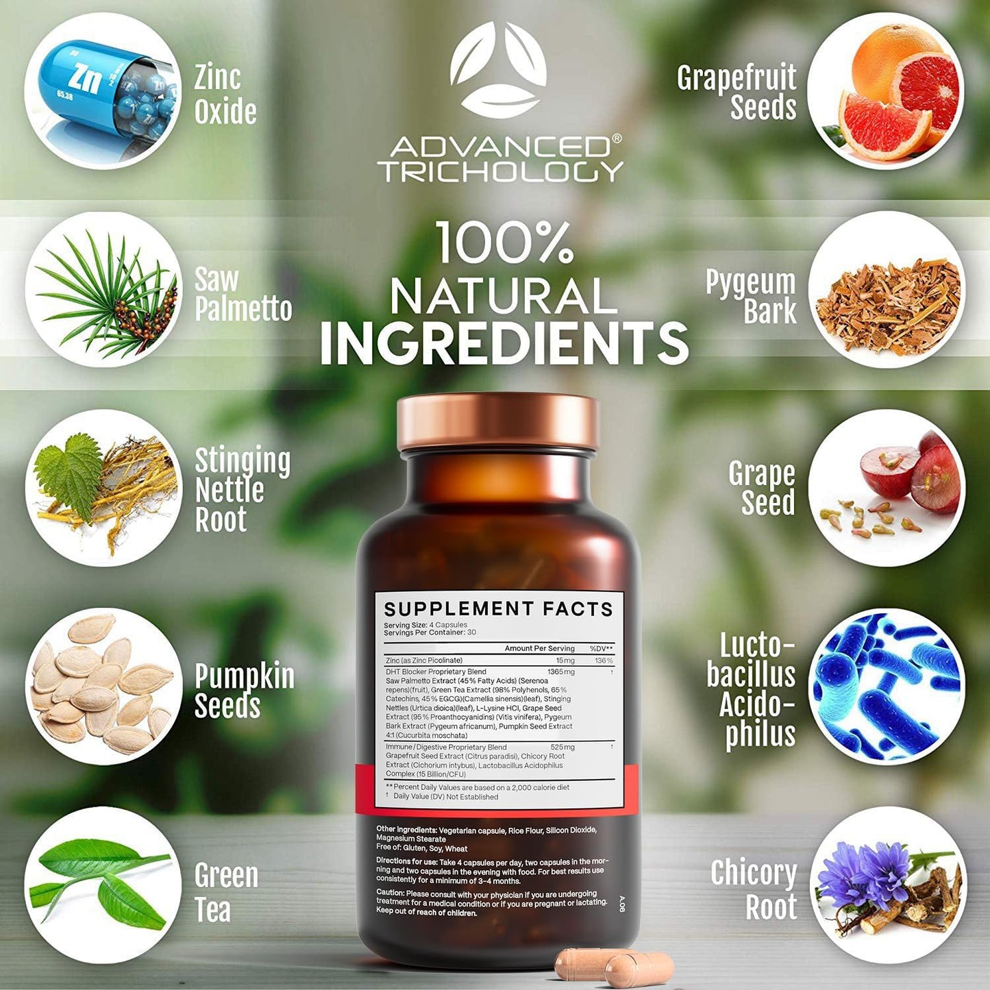 HOTDHT Blocker - Hair Growth Supplement for Genetic Thinning for Men and Women | Guaranteed, Backed by 20 Years of Experience in Hair Loss Treatment Clinics