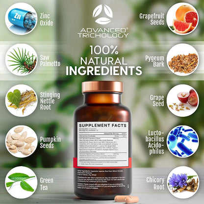 HOTDHT Blocker - Hair Growth Supplement for Genetic Thinning for Men and Women | Guaranteed, Backed by 20 Years of Experience in Hair Loss Treatment Clinics