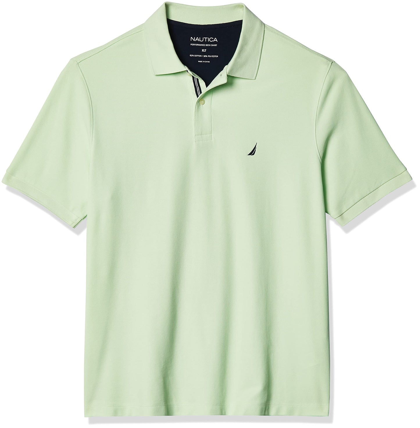 HOTNautica Men's Big and Tall Classic Fit Short Sleeve Solid Performance Deck Polo Shirt | Designed Exclusively for Big & Tall Men