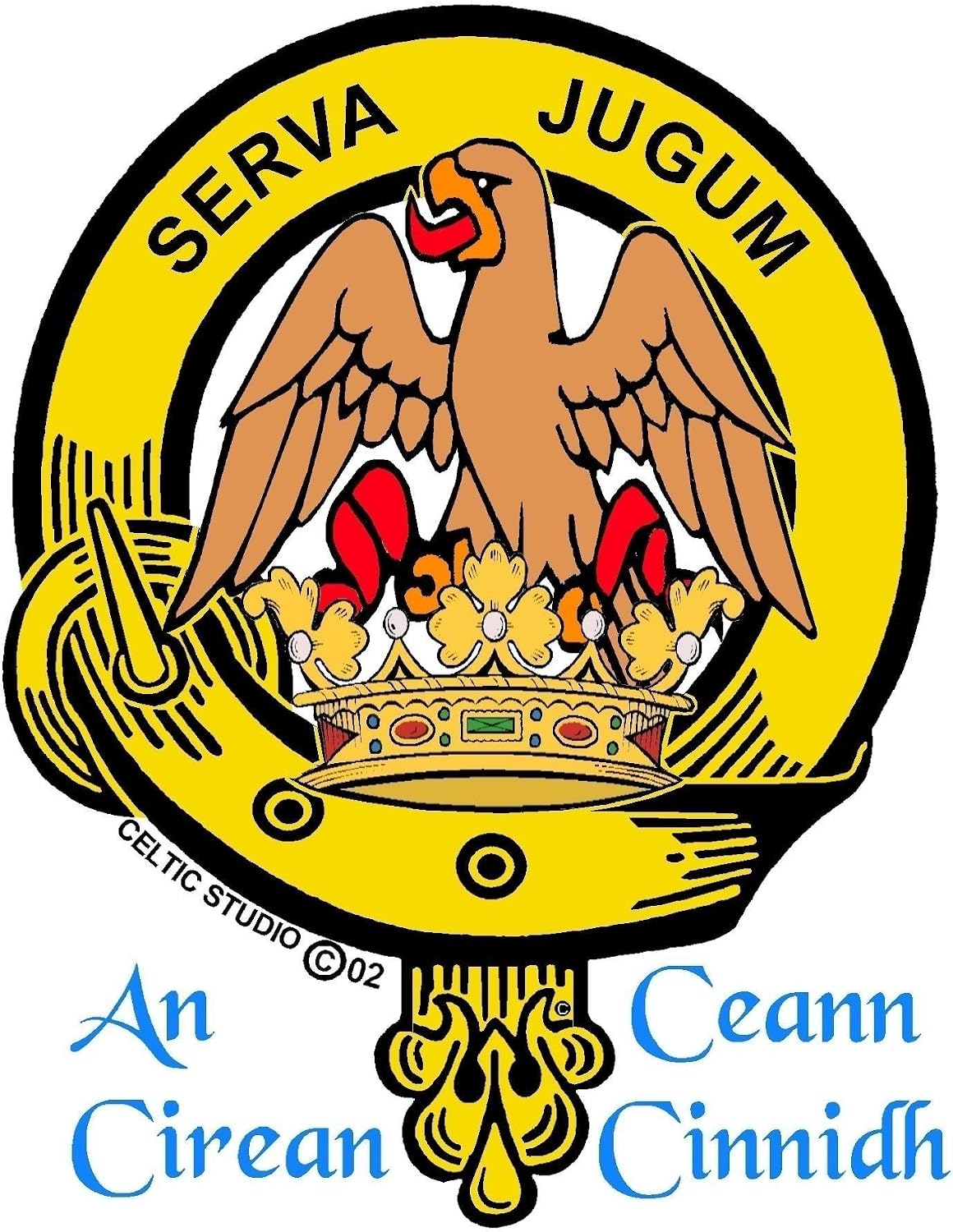HOTHay Scottish Clan Crest Badge Sporran