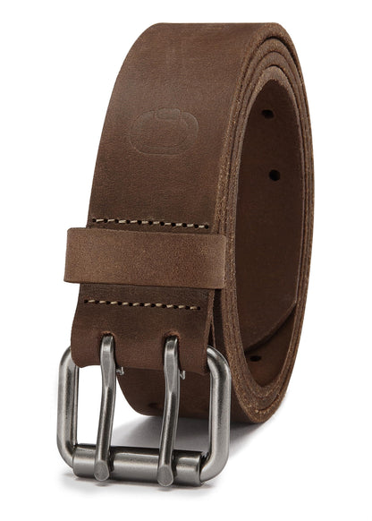 HOTCHAOREN Work Belts for Men, Leather Belt Heavy Duty for Daily Wear | Genuine Leather, Solid Buckle, Casual Wear, Everyday Dress, Gift Box