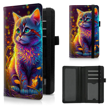 HOTCheck Book Cover for Personal Checkbook American Flag Sunflowers Cow Pattern Design PU Leather Checkbook Cover for Men Women with Card Slot & Pen Holder and Elastic Strap for Duplicate Checks