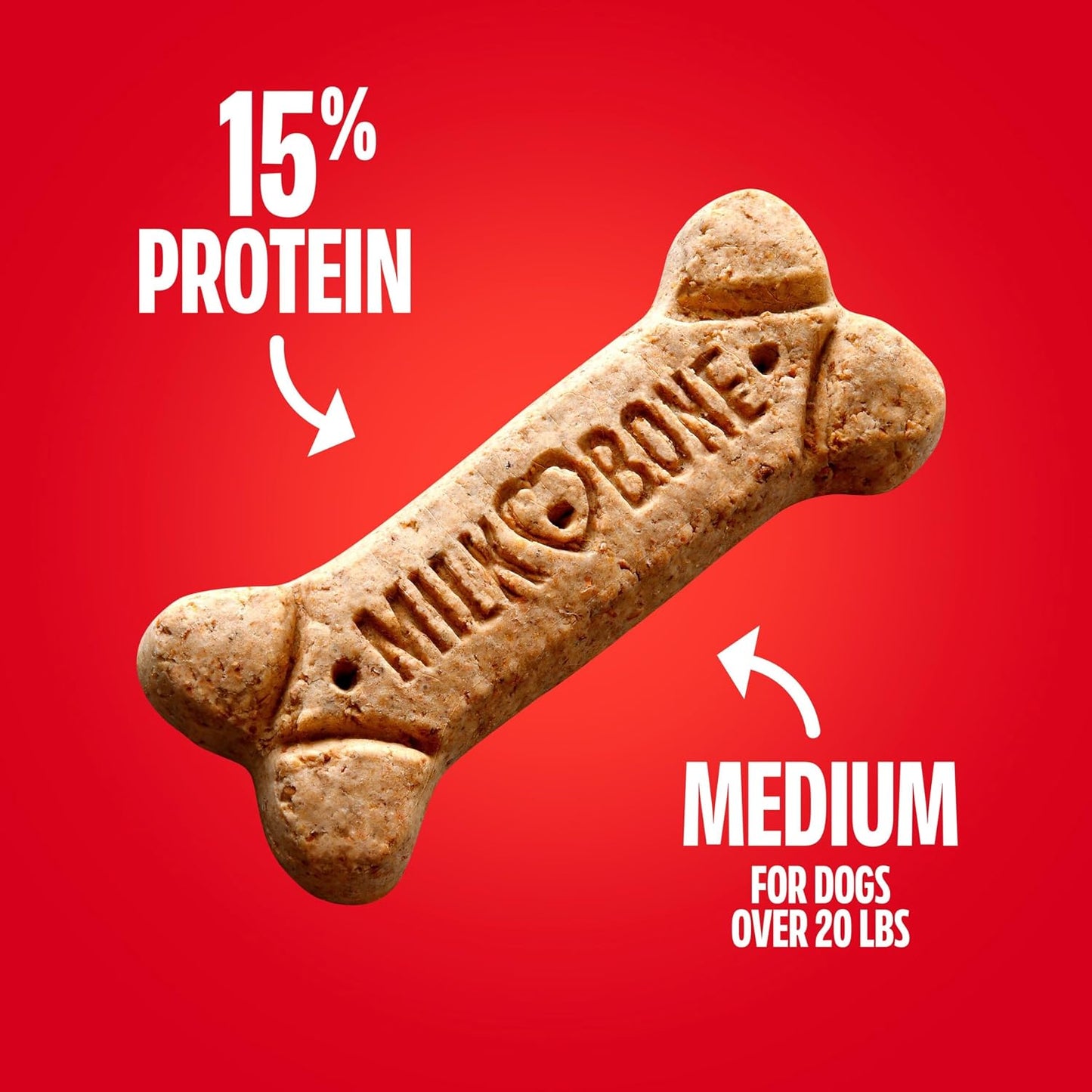 HOTMilk-Bone Original Medium Dog Biscuits, 10 lb Box | 280+ treats, classic meaty taste, crunchy dog treats for dogs 20-50lbs, 15% protein, 12 vitamins & minerals, made in the USA