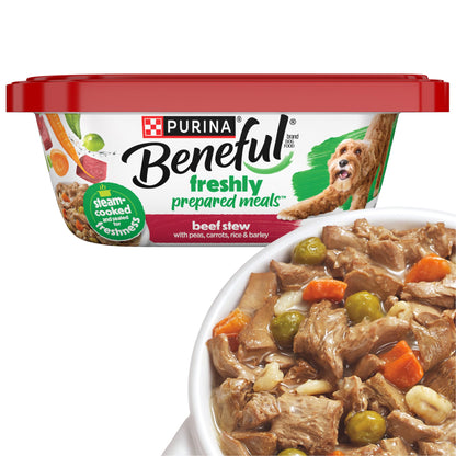 HOTPurina Beneful Gravy Wet Dog Food Variety Pack, Prepared Meals Stew - (12) 10 oz. Tubs