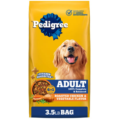 HOTPedigree Complete Nutrition Dry Dog Food, Chicken & Vegetable, 18 lb