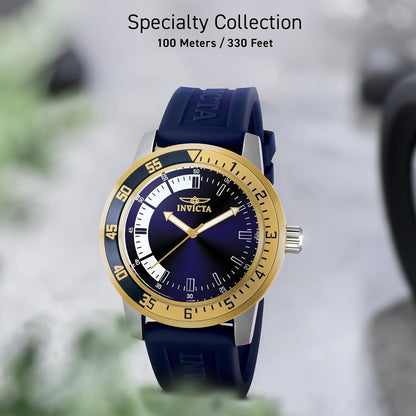HOTInvicta Men's Specialty Silicone Quartz Watch