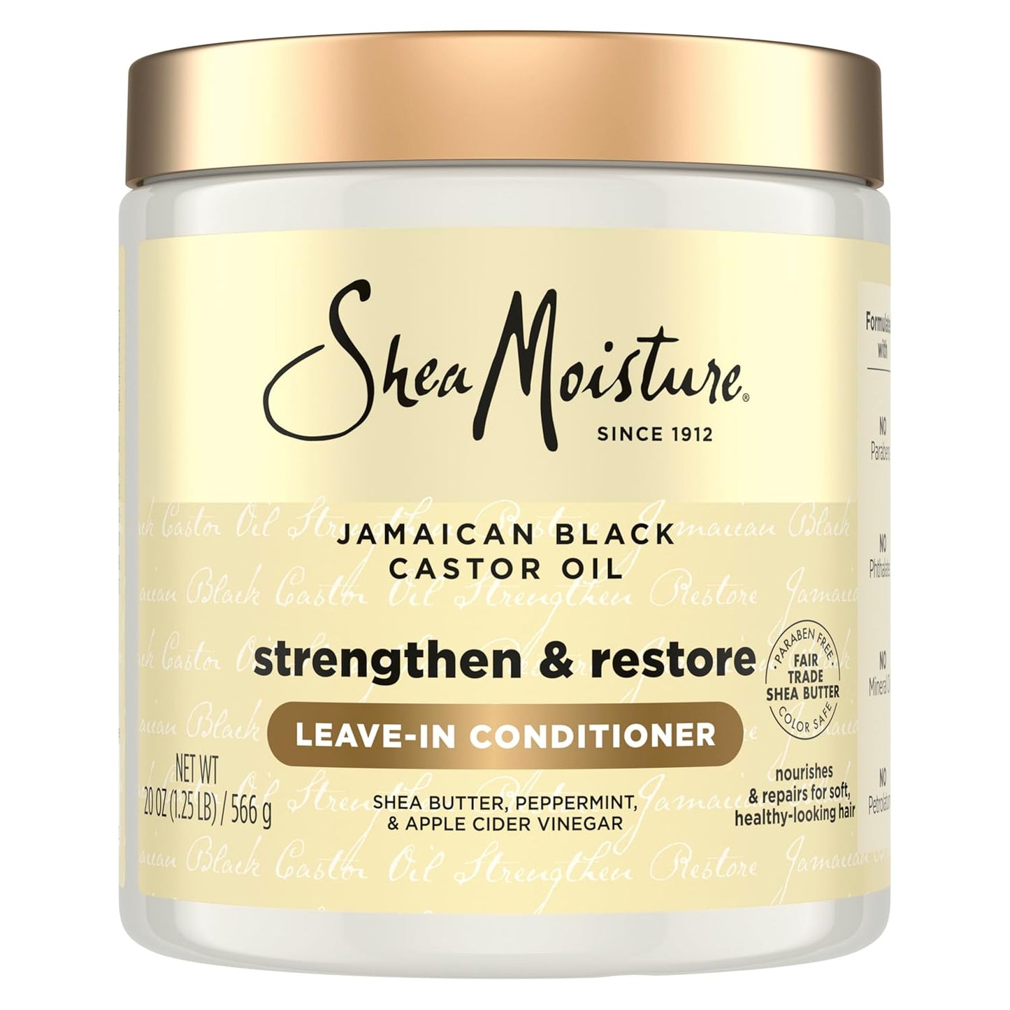HOTSheaMoisture Leave In Conditioner, Jamaican Black Castor Oil to Soften, Detangle & Reduce Breakage, 20 oz